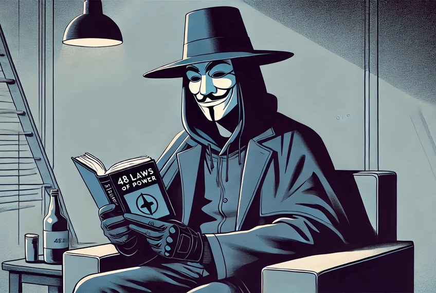 V for Vendetta reading 48 laws of Power